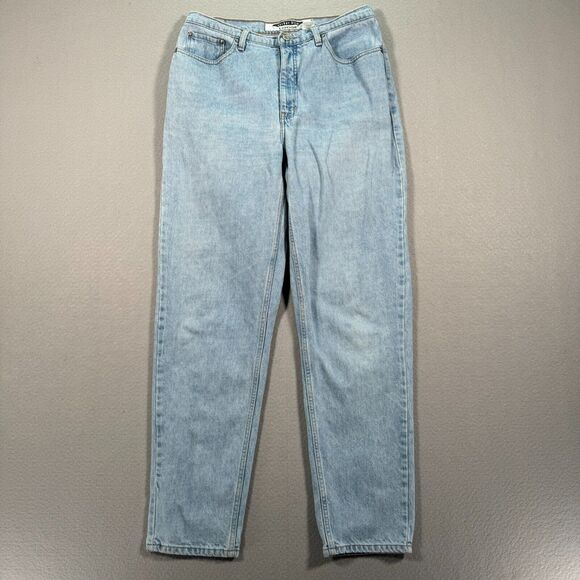 Anchor Blue Denim - Vintage Anchor Blue Denim Jeans Womens 15/16‎ Blue Light Wash Loose Straight Leg